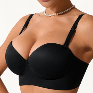 Seamless Bra Phlox - Black
