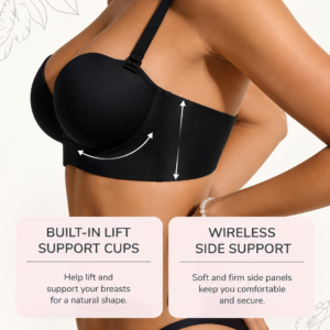 Seamless Bra Phlox - Black