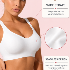 Seamless Top Bra - Milky White