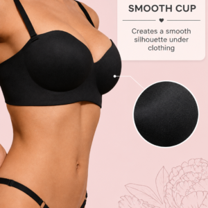 Seamless Bra Phlox - Black
