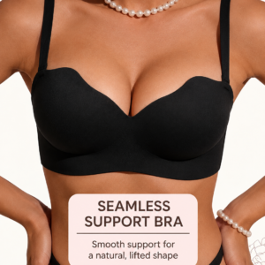 Seamless Bra Phlox - Black