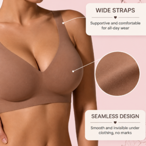 4359 Seamless Top Bra - Coffee