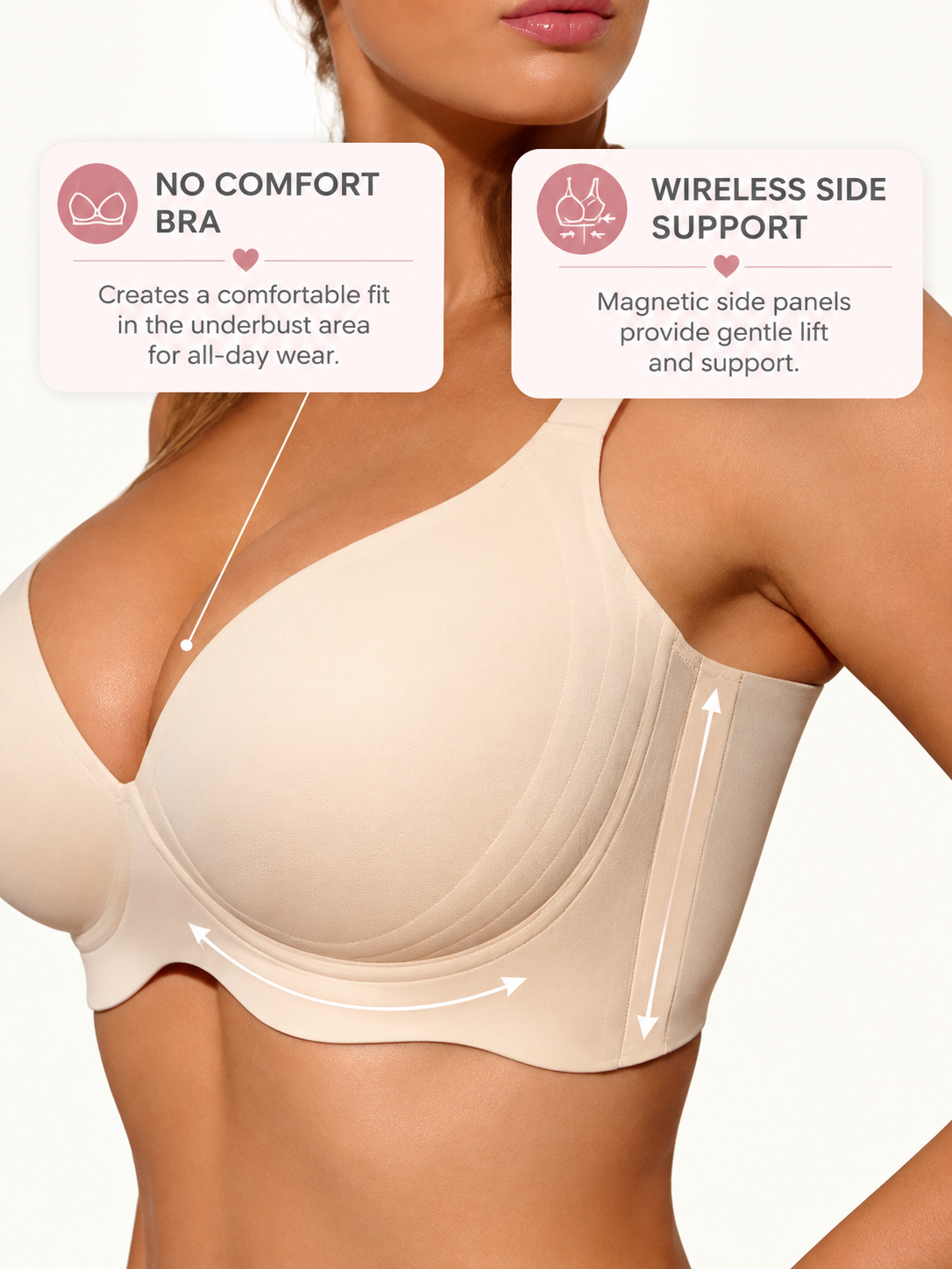 4446 Seamless Bra Large Sizes Phlox