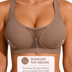 4469 Seamless Top Bra - Coffee