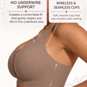 4469 Seamless Top Bra - Coffee